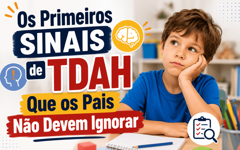Os Primeiros Sinais de TDAH Que os Pais Não Devem Ignorar