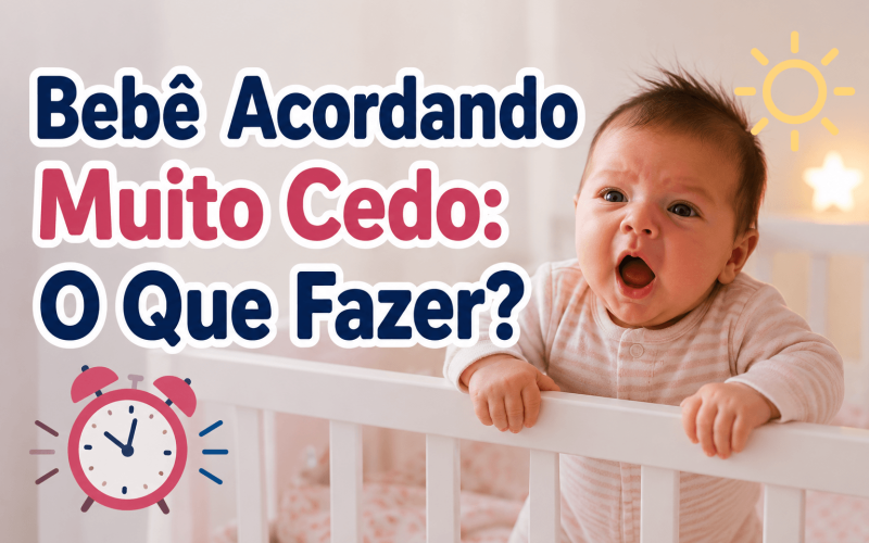 Bebê Acordando Muito Cedo: O Que Fazer?