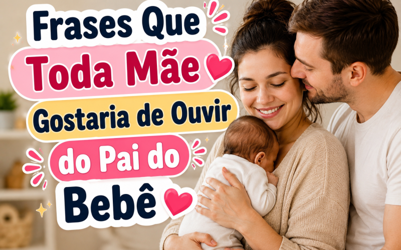 Frases Que Toda Mãe Gostaria de Ouvir do Pai do Bebê