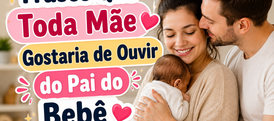 Frases Que Toda Mãe Gostaria de Ouvir do Pai do Bebê