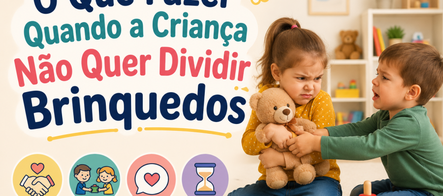 O Que Fazer Quando a Criança Não Quer Dividir Brinquedos