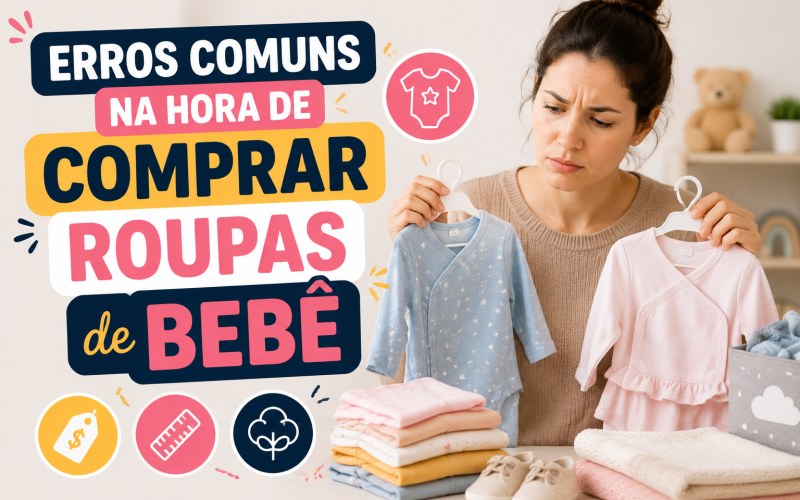 Erros Comuns na Hora de Comprar Roupas de Bebê