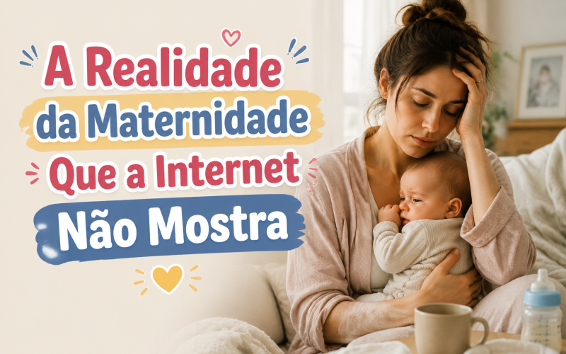 A Realidade da Maternidade Que a Internet Não Mostra