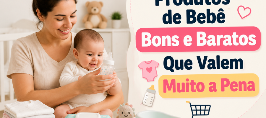 Produtos de Bebê Bons e Baratos Que Valem Muito a Pena