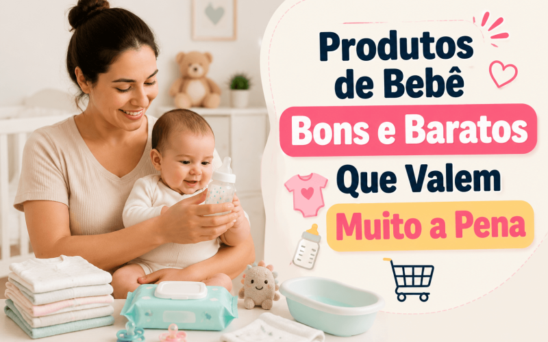 Produtos de Bebê Bons e Baratos Que Valem Muito a Pena