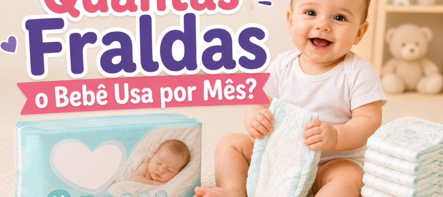 Quantas Fraldas o Bebê Usa por Mês? Veja a Média Real