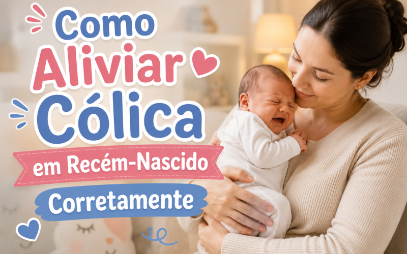 Como Aliviar Cólica em Recém-Nascido Corretamente