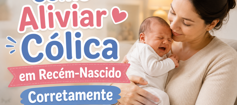 Como Aliviar Cólica em Recém-Nascido Corretamente