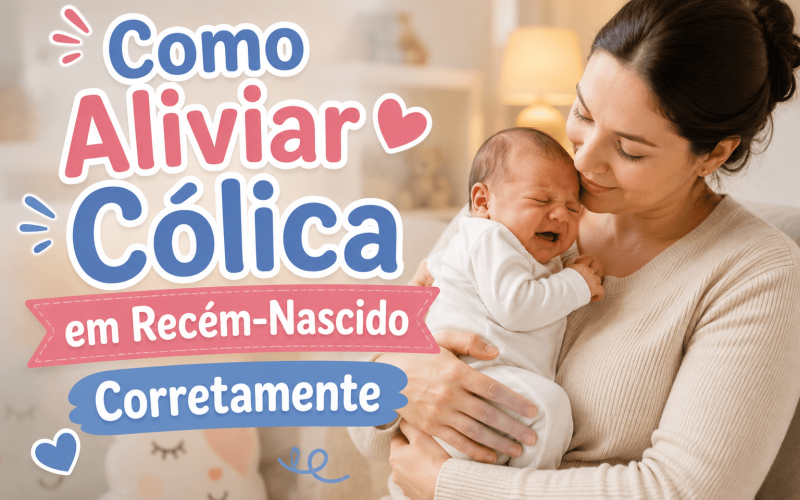 Como Aliviar Cólica em Recém-Nascido Corretamente