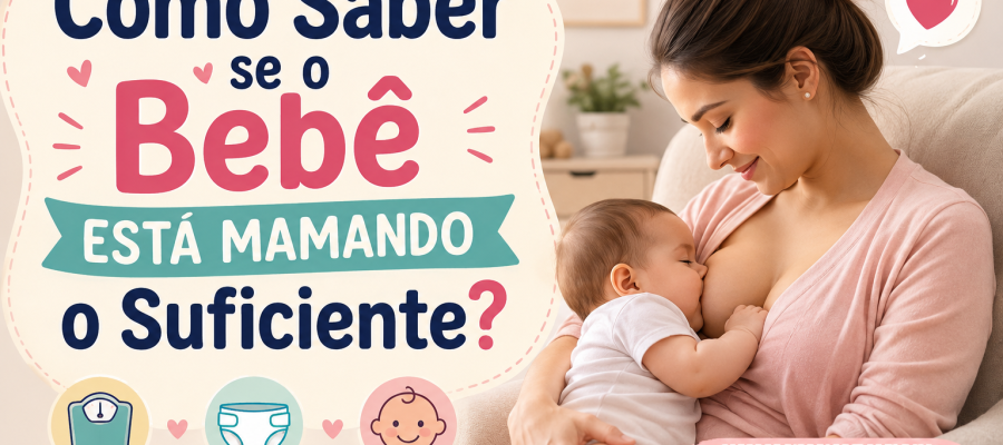 Como Saber se o Bebê Está Mamando o Suficiente?