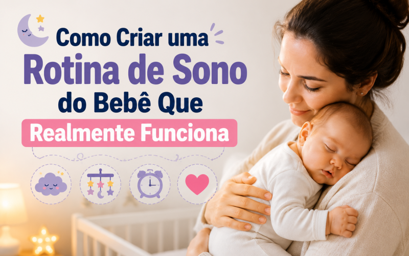 Como Criar uma Rotina de Sono do Bebê Que Realmente Funciona