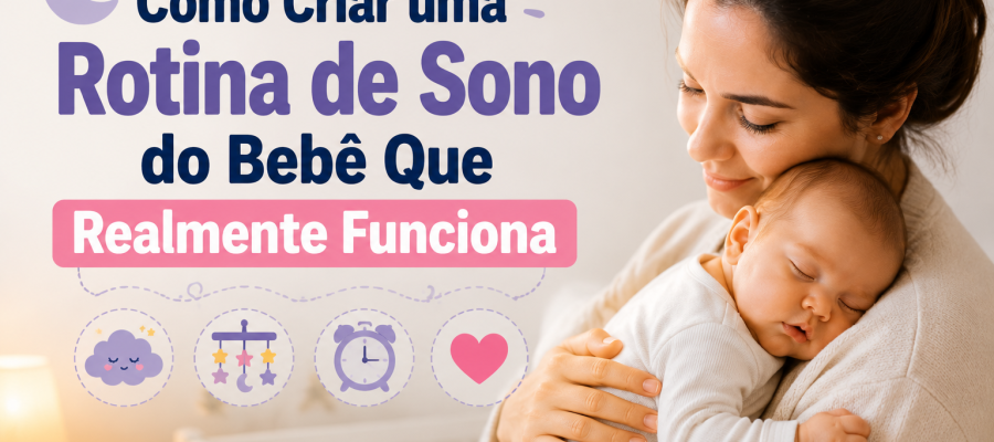 Como Criar uma Rotina de Sono do Bebê Que Realmente Funciona