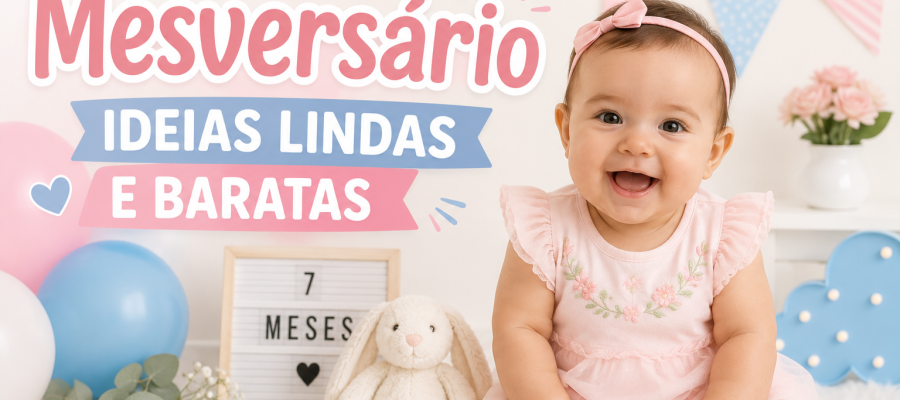 Mesversário Simples: Ideias Lindas e Baratas