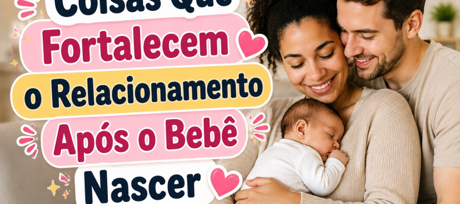 Coisas Que Fortalecem o Relacionamento Após o Bebê Nascer
