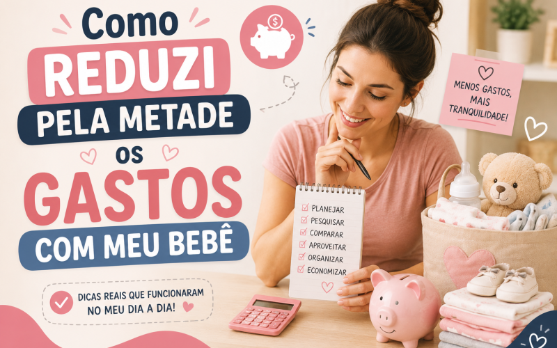 Como Reduzi Pela Metade os Gastos Com Meu Bebê