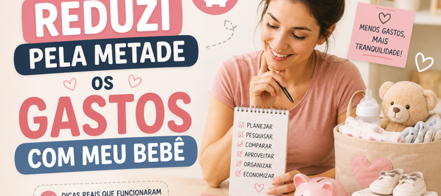 Como Reduzi Pela Metade os Gastos Com Meu Bebê
