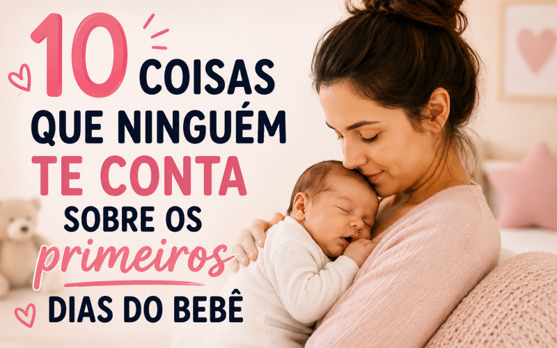 10 Coisas Que Ninguém Te Conta Sobre os Primeiros Dias do Bebê