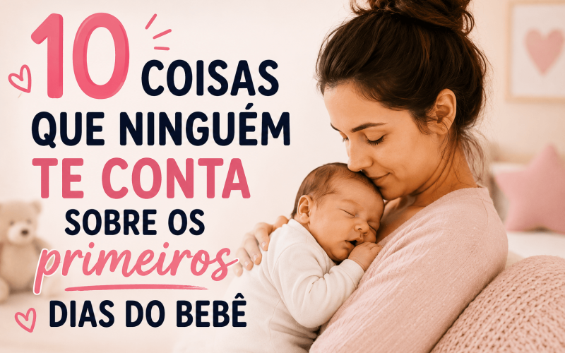 10 Coisas Que Ninguém Te Conta Sobre os Primeiros Dias do Bebê