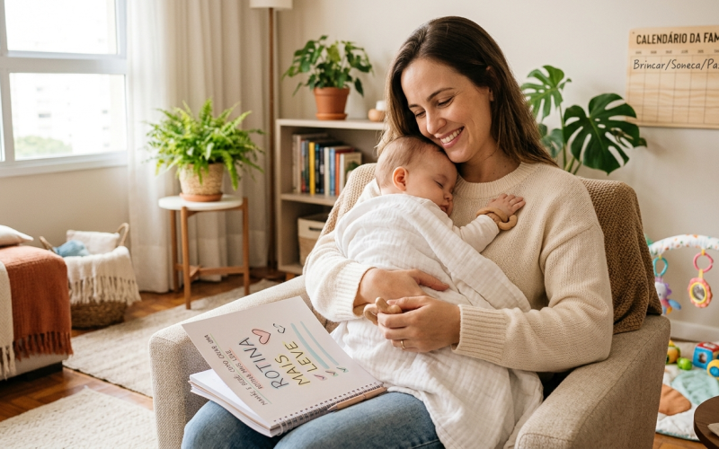 Mamãe e Bebê: Como Criar Uma Rotina Mais Leve