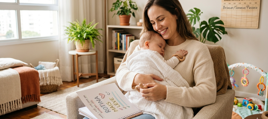 Mamãe e Bebê: Como Criar Uma Rotina Mais Leve