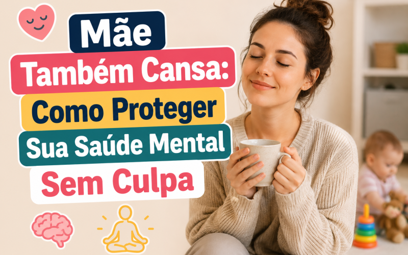 Mãe Também Cansa: Como Proteger Sua Saúde Mental Sem Culpa